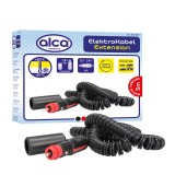 Cablu Prelungitor Auto Alca, Spiralat, 12V/24V, 6A, 5m, Bricheta Auto