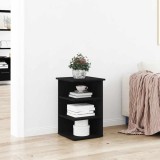 Dulap lateral, stejar negru, 35x35x55 cm, lemn prelucrat