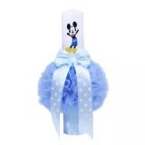 Cumpara ieftin Lumanare Botez cu Mickey Mouse Bleu - LB43