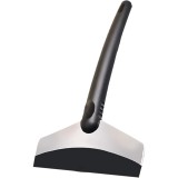 Racleta pentru masina, flippy, pentru deszapezire, din abs si otel inoxidabil, 17 x 11 cm, negru