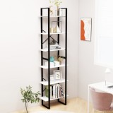 VidaXL Raft de depozitare, alb, 60x30x210 cm, lemn compozit 806517