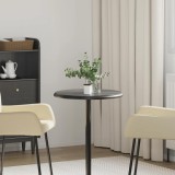 vidaXL Blat de masă, negru, &Oslash;50x2,5 cm, marmură 149193