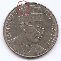 Zair 20 Makuta 1976 - Mobutu Sese Seko, Cupru-nichel, 31 mm KM-8 (uzata)