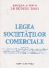 Legea societăţilor comerciale - ediţia a XX-a - 10 iunie 2011