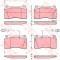 Set placute frana,frana disc ALFA ROMEO SPIDER (939_, 939) (2006 - 2010) TRW GDB1363