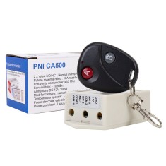 Aproape nou: Releu cu telecomanda PNI CA500 pentru comanda 1 sau 2 usi de garaj, po foto