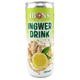 Bautura Racoritoare cu Ghimbir si Lamaie 250ml Ibons