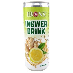 Bautura Racoritoare cu Ghimbir si Lamaie 250ml Ibons foto