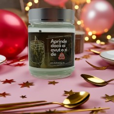 Lumanare Parfumata Ceara Soia Cocos , Aprinde Daca Ai Avut o Zi de Rahat