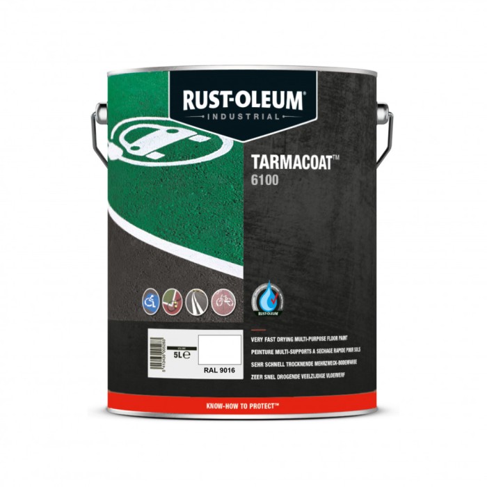 Vopsea Beton Alb RAL 9016, Tarmacoat Rust-Oleum, 5 Litri