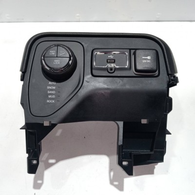 Panou consola centrala+buton selectare mod condus+&amp;icirc;ntrare auxiliar Jeep Renegade 2015-2017 735581341 foto