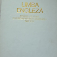 LIMBA ENGLEZA: MANUAL DE LIMBA SI CORESPONDENTA COMERCIALA - 1971