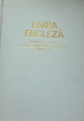 LIMBA ENGLEZA MANUAL DE LIMBA SI CORESPONDENTA COMERCIALA, 1971 foto