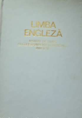 LIMBA ENGLEZA: MANUAL DE LIMBA SI CORESPONDENTA COMERCIALA - 1971 foto