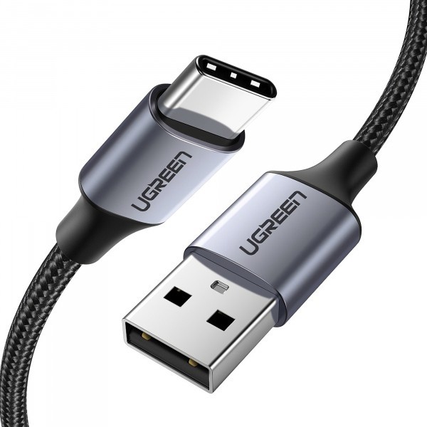Cablu Date si Incarcare USB-A - USB-C UGREEN US288, 18W, 3m, Negru