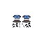 Placute frana CITROEN C4 Picasso I UD ATE 13047038362