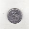 bnk mnd Zambia 25 ngwee 1992 ,necirculata , pasare