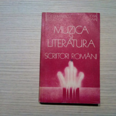 MUZICA SI LITERATURA Vol. I - ZOE DUMITRESCU-BUSULENGA (autograf) -1986, 346 p.