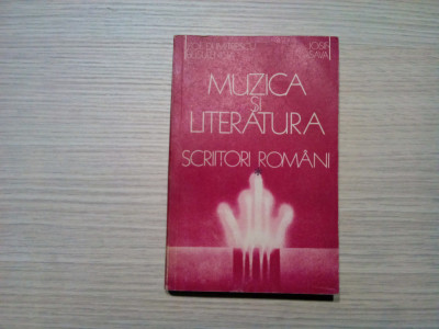 MUZICA SI LITERATURA Vol. I - ZOE DUMITRESCU-BUSULENGA (autograf) -1986, 346 p. foto