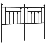 Cumpara ieftin Tablie de pat de schimb metalica, negru, 150 cm