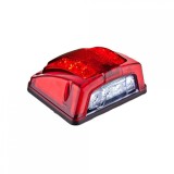 Lampa LED Neon Numar Auto 12V-24V, Pozitie Rosu + Iluminare Alba - ALM, 13.6cm
