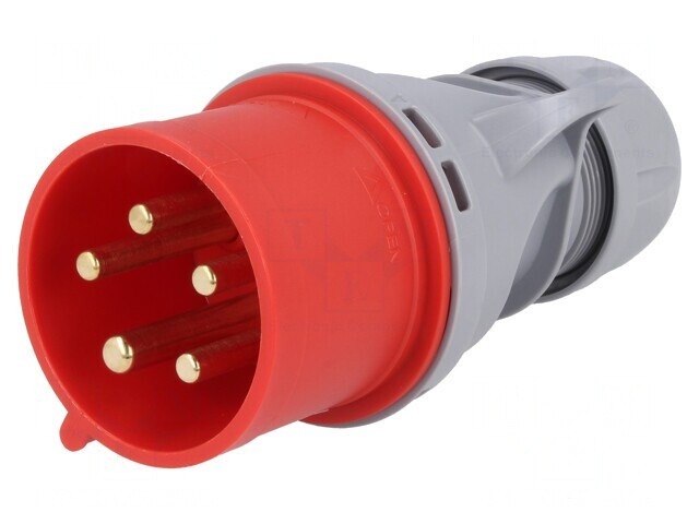 Conector AC Trifazat 32A 400VAC IP44 Mufă Tată