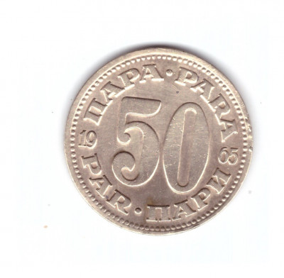 Moneda Yugoslavia 50 para 1965, stare foarte buna, curata foto