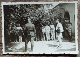 Petrache Lupu de la Maglavit impreuna cu soldati romani// fotografie inedita, Romania 1900 - 1950, Portrete