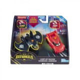 FISHER PRICE BATWHEELS SET 2 MASINUTE CU LUMINI REDBIRD SI BATWING SCARA 1:55 SuperHeroes ToysZone, Mattel