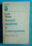 Emil Manu &ndash; Sensuri moderne si contemporane ( despre avangarda si suprarealism )