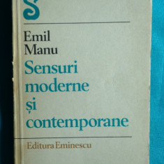Emil Manu – Sensuri moderne si contemporane ( despre avangarda si suprarealism )