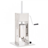 Aparat de umplut c&acirc;rnați manual, argintiu, 3 L, oțel inoxidabil, vidaXL