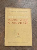 Studii si cercetari de istorie veche si arheologie 4 Tomul 31 Octombrie-Decembrie 1980