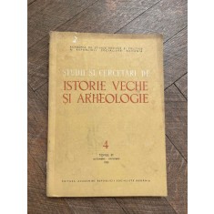 Studii si cercetari de istorie veche si arheologie 4 Tomul 31 Octombrie-Decembrie 1980