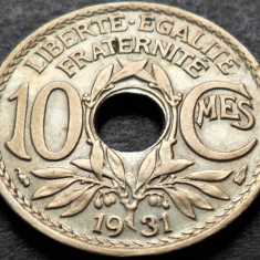 Moneda istorica 10 CENTIMES - FRANTA, anul 1931 * cod 4218