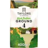 Cafea macinata, Rich Italian, Taylors of Harrogate, 100% Arabica, 400 g