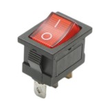 Buton &icirc;ntrerupator LED universal ON/OFF, 3 pini, 250V AC / 6A