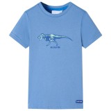 Tricou pentru copii, albastru mediu, 128
