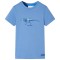 Tricou pentru copii, albastru mediu, 128