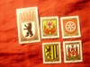 Serie DDR 1983 Embleme State (I) , 5 valori, Nestampilat