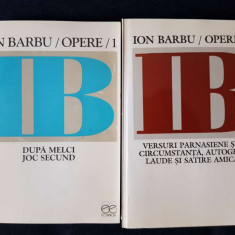 Ion Barbu – Opere 1, 2. Dupa melci. Joc secund. Versuri (ed. critica, 2 vol.)