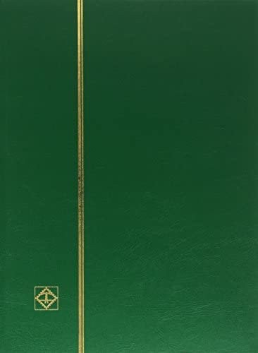 Clasor timbre cu 32 file negre, 64 pagini, seria BASIC, coperta verde
