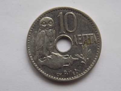 10 LEPTA 1912 GRECIA foto