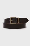 Barbour curea de piele barbati, culoarea maro