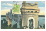 5007 - CERNAVODA, Dobrogea, Bridge CAROL I - old postcard - used - 1910 - TCV, Circulata, Printata