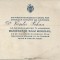 A3046N Invitație la dejunul oferit &icirc;n onoarea Regelui Ferdinand, primăria Lugoj pt directorul liceului Coriolan Brediceanu, Vasile Lohan, 1923