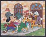 Lesotho MNH 1983 - Disney desene animate Craciun - colita