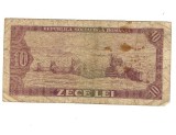 Romania 1966 - 10 lei, uzat