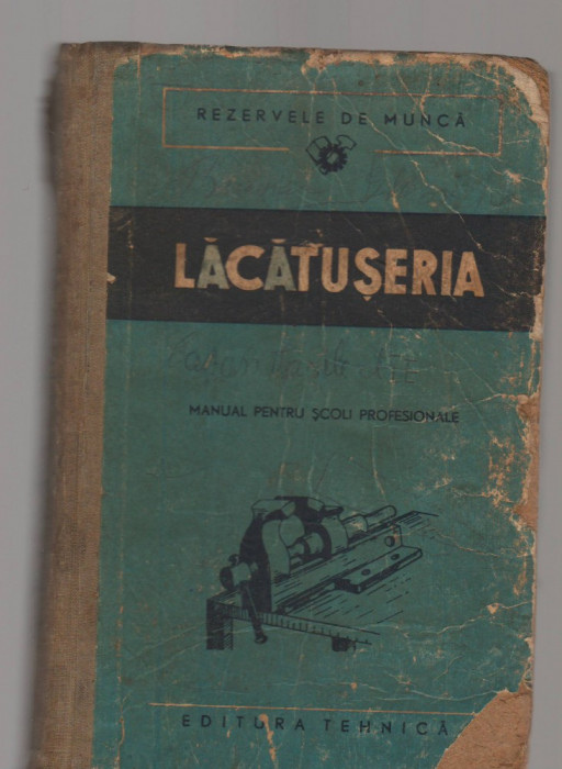 C8421 LACATUSERIA. MANUAL PENTRU SCOLILE PROFESIONALE DE V.I. COMISAROV