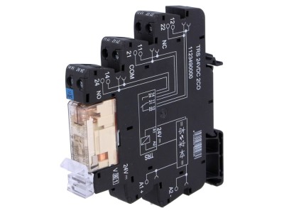 Releu Intermediar DPDT 24VDC 8A foto